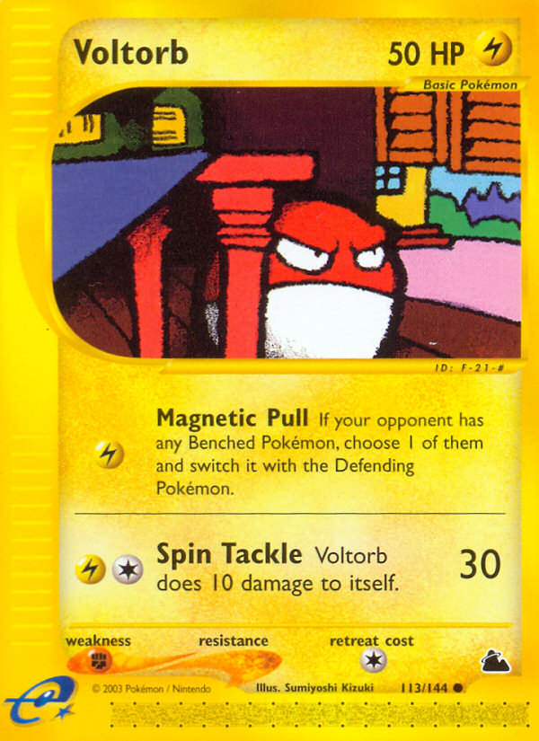 Voltorb (113/144) [Skyridge] | Jomio and Rueliete's Cards and Comics