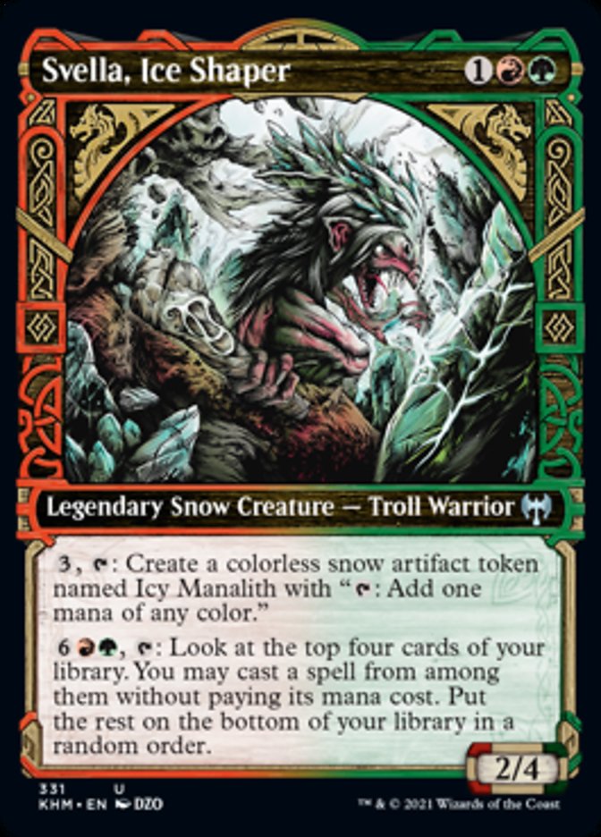 Svella, Ice Shaper (Showcase) [Kaldheim] | Jomio and Rueliete's Cards and Comics