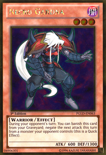 Necro Gardna [PGLD-EN063] Gold Rare | Jomio and Rueliete's Cards and Comics