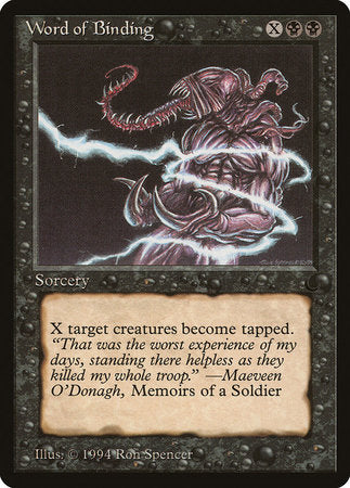 Word of Binding [The Dark] | Jomio and Rueliete's Cards and Comics