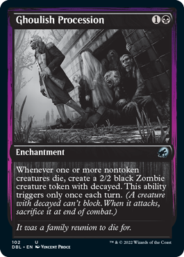 Ghoulish Procession [Innistrad: Double Feature] | Jomio and Rueliete's Cards and Comics