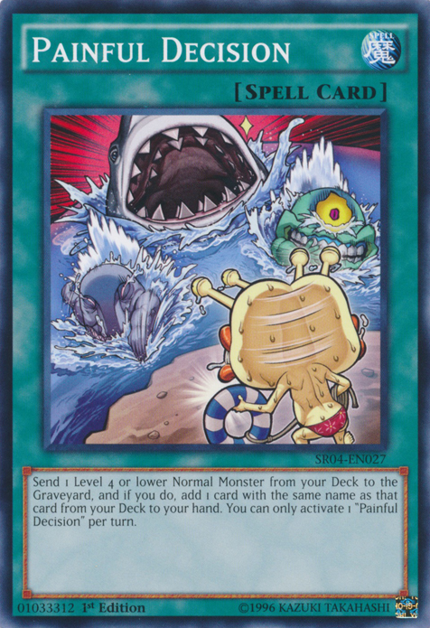 Painful Decision [SR04-EN027] Common | Jomio and Rueliete's Cards and Comics