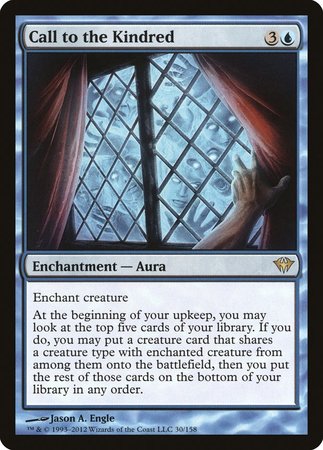 Call to the Kindred [Dark Ascension] | Jomio and Rueliete's Cards and Comics