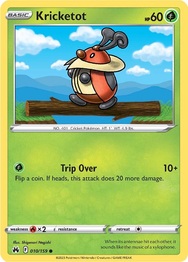 Kricketot (010/159) [Sword & Shield: Crown Zenith] | Jomio and Rueliete's Cards and Comics