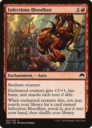 Infectious Bloodlust [Magic Origins] | Jomio and Rueliete's Cards and Comics