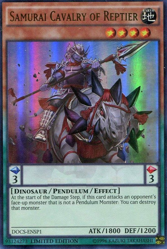 Samurai Cavalry of Reptier (ENSP1) [DOCS-ENSP1] Ultra Rare | Jomio and Rueliete's Cards and Comics