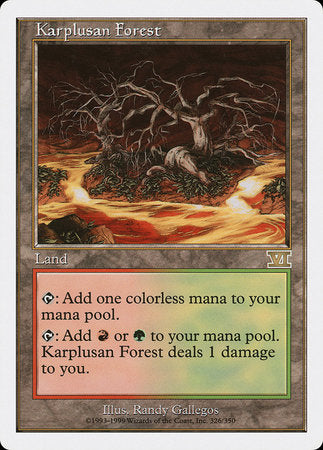 Karplusan Forest [Classic Sixth Edition] | Jomio and Rueliete's Cards and Comics