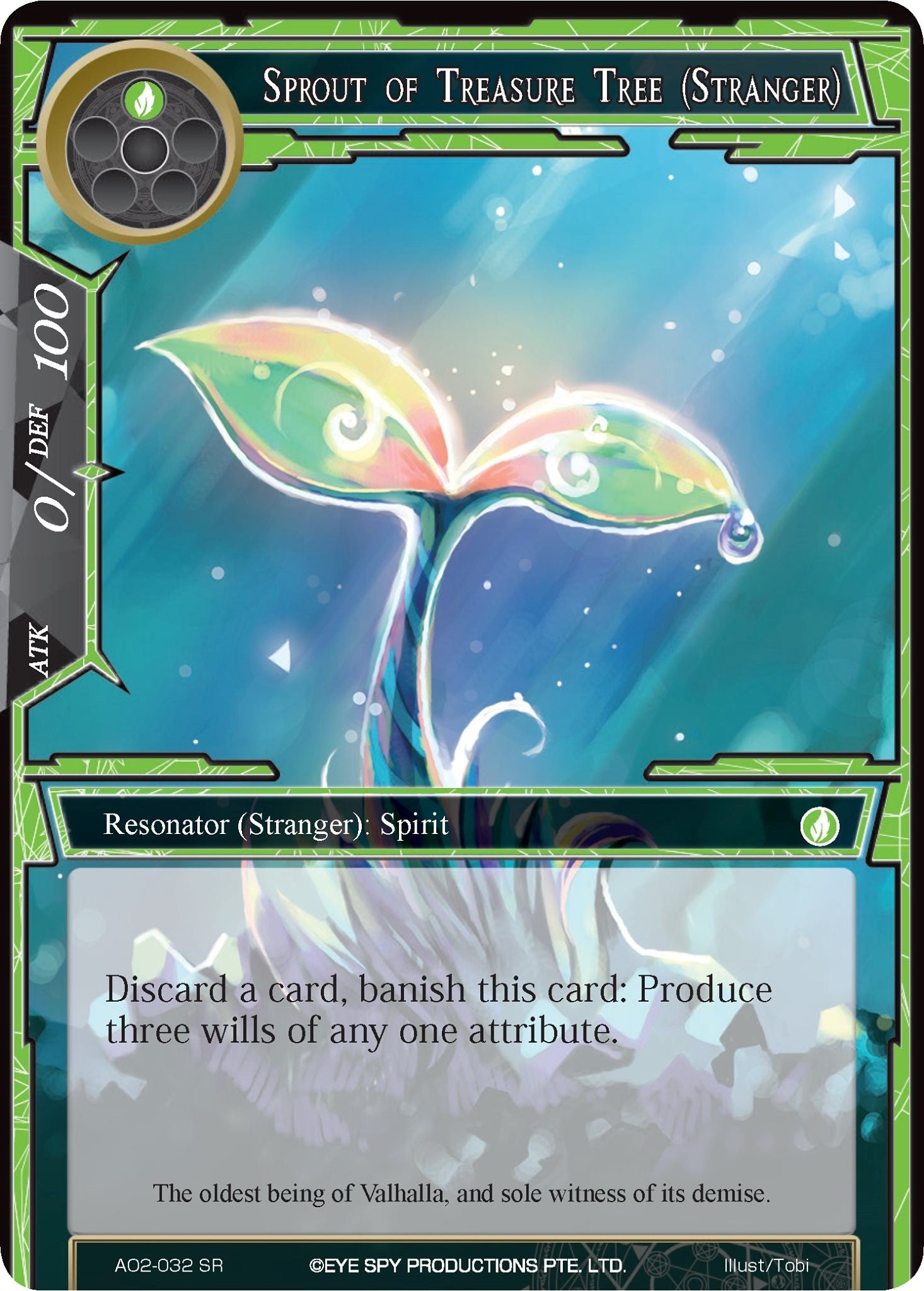 Sprout of Treasure Tree (Stranger) (AO2-032) [Alice Origin II] | Jomio and Rueliete's Cards and Comics