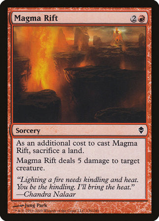 Magma Rift [Zendikar] | Jomio and Rueliete's Cards and Comics