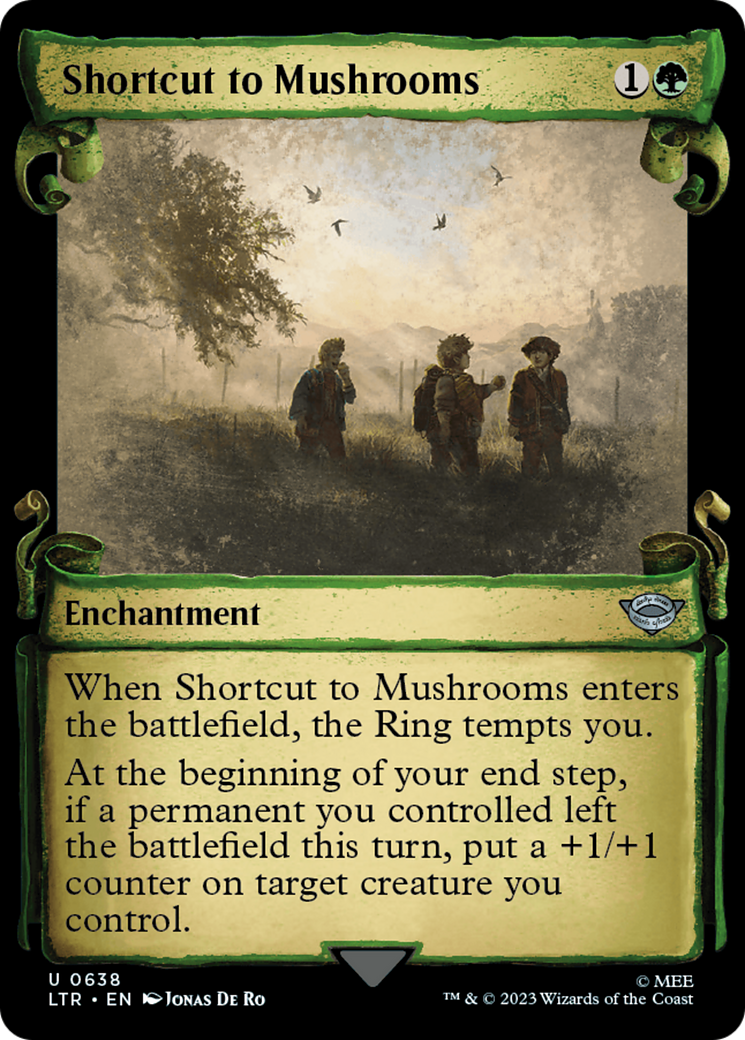 Shortcut to Mushrooms [The Lord of the Rings: Tales of Middle-Earth Showcase Scrolls] | Jomio and Rueliete's Cards and Comics