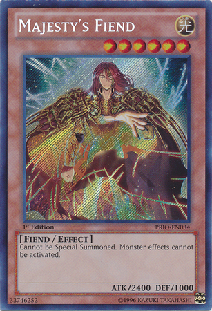 Majesty's Fiend [PRIO-EN034] Secret Rare | Jomio and Rueliete's Cards and Comics