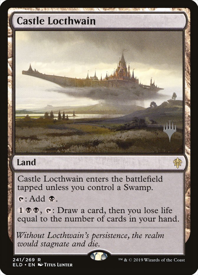 Castle Locthwain (Promo Pack) [Throne of Eldraine Promos] | Jomio and Rueliete's Cards and Comics