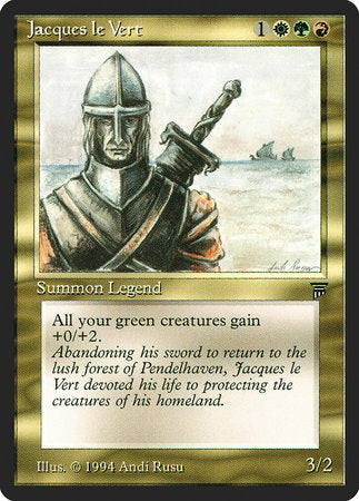 Jacques le Vert [Legends] | Jomio and Rueliete's Cards and Comics