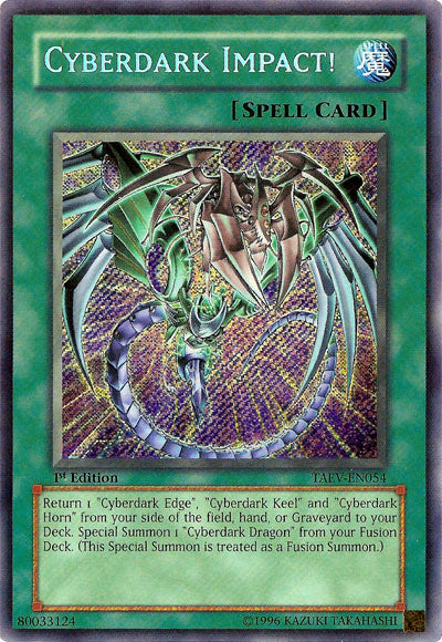 Cyberdark Impact! [TAEV-EN054] Secret Rare | Jomio and Rueliete's Cards and Comics