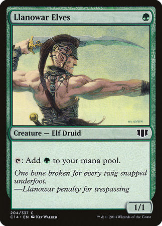 Llanowar Elves [Commander 2014] | Jomio and Rueliete's Cards and Comics