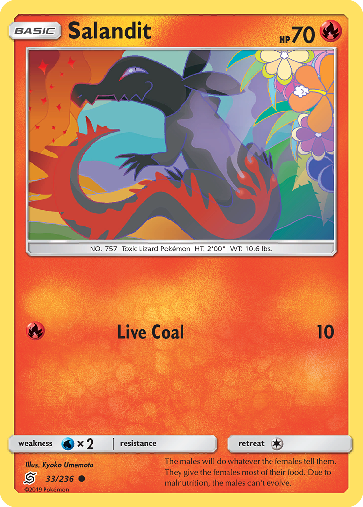 Salandit (33/236) [Sun & Moon: Unified Minds] | Jomio and Rueliete's Cards and Comics