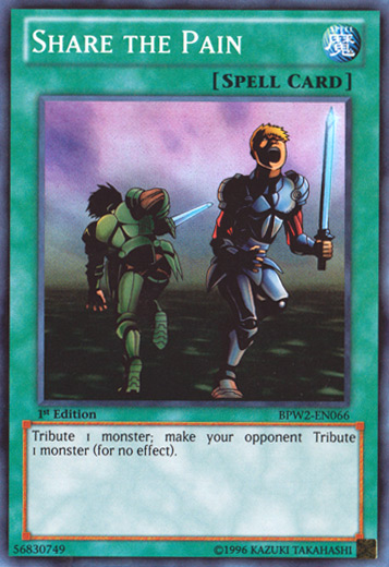 Share the Pain [BPW2-EN066] Super Rare | Jomio and Rueliete's Cards and Comics