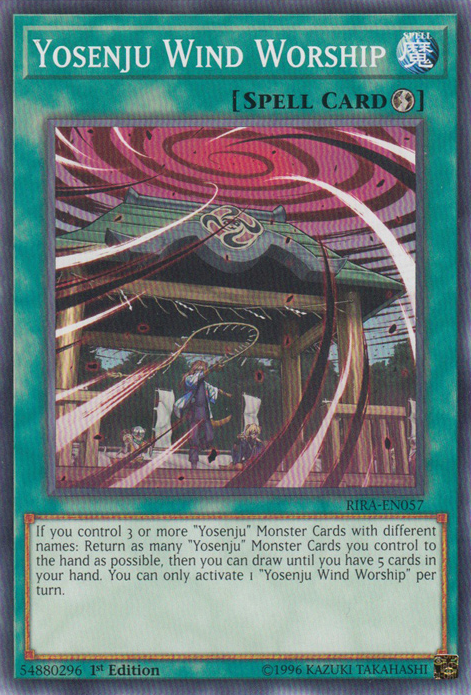 Yosenju Wind Worship [RIRA-EN057] Common | Jomio and Rueliete's Cards and Comics