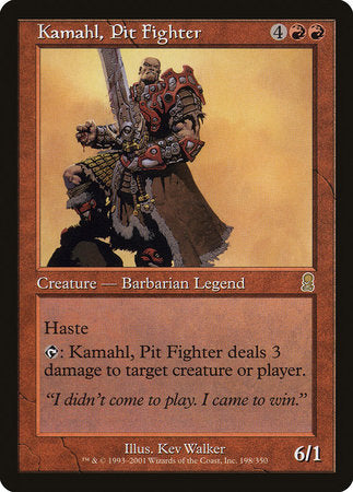 Kamahl, Pit Fighter [Odyssey] | Jomio and Rueliete's Cards and Comics