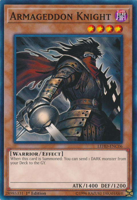 Armageddon Knight [LEHD-ENC06] Common | Jomio and Rueliete's Cards and Comics