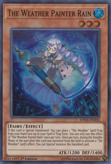 The Weather Painter Rain [SPWA-EN030] Super Rare | Jomio and Rueliete's Cards and Comics