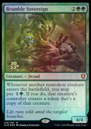 Bramble Sovereign [Commander Legends: Battle for Baldur's Gate Prerelease Promos] | Jomio and Rueliete's Cards and Comics