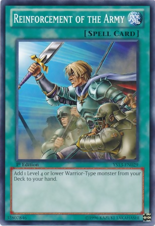 Reinforcement of the Army [YS13-EN029] Common | Jomio and Rueliete's Cards and Comics