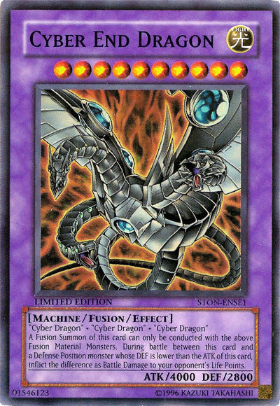 Cyber End Dragon [STON-ENSE1] Super Rare | Jomio and Rueliete's Cards and Comics