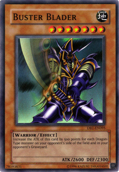 Buster Blader [DB1-EN095] Super Rare | Jomio and Rueliete's Cards and Comics
