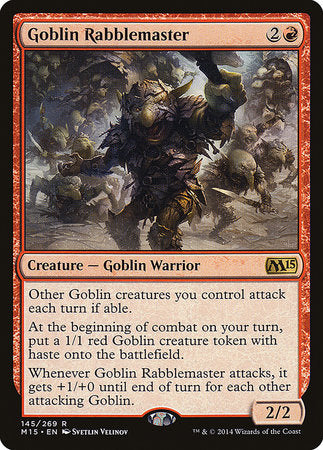 Goblin Rabblemaster [Magic 2015] | Jomio and Rueliete's Cards and Comics