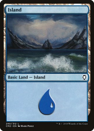 Island (290) [Commander Anthology Volume II] | Jomio and Rueliete's Cards and Comics