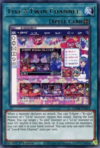 Live Twin Channel [GEIM-EN019] Rare | Jomio and Rueliete's Cards and Comics