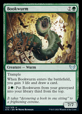 Bookwurm [Strixhaven: School of Mages] | Jomio and Rueliete's Cards and Comics