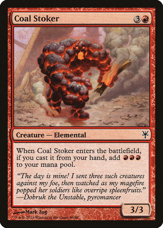 Coal Stoker [Duel Decks: Sorin vs. Tibalt] | Jomio and Rueliete's Cards and Comics