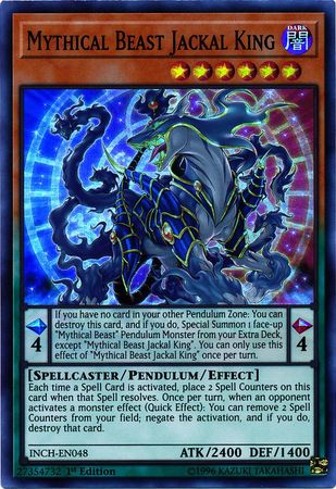 Mythical Beast Jackal King [INCH-EN048] Super Rare | Jomio and Rueliete's Cards and Comics