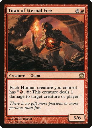Titan of Eternal Fire [Theros] | Jomio and Rueliete's Cards and Comics