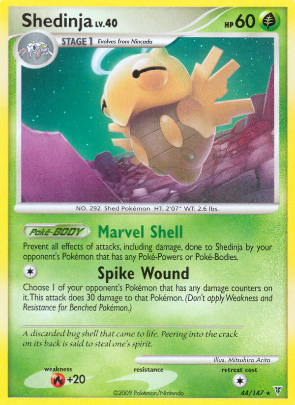 Shedinja (44/147) [Platinum: Supreme Victors] | Jomio and Rueliete's Cards and Comics