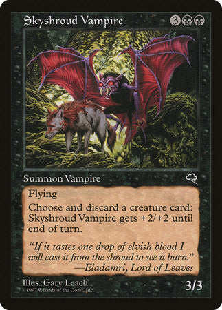 Skyshroud Vampire [Tempest] | Jomio and Rueliete's Cards and Comics