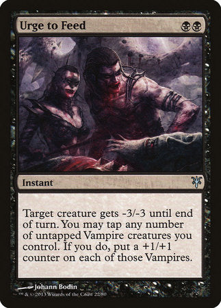 Urge to Feed [Duel Decks: Sorin vs. Tibalt] | Jomio and Rueliete's Cards and Comics