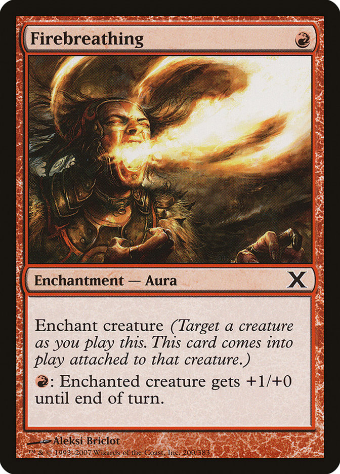 Firebreathing [Tenth Edition] | Jomio and Rueliete's Cards and Comics