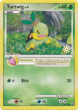 Turtwig (78/100) [Countdown Calendar Promos] | Jomio and Rueliete's Cards and Comics