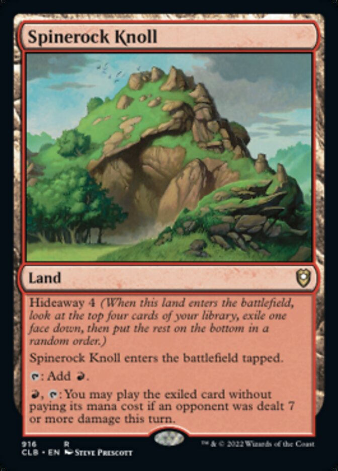 Spinerock Knoll [Commander Legends: Battle for Baldur's Gate] | Jomio and Rueliete's Cards and Comics