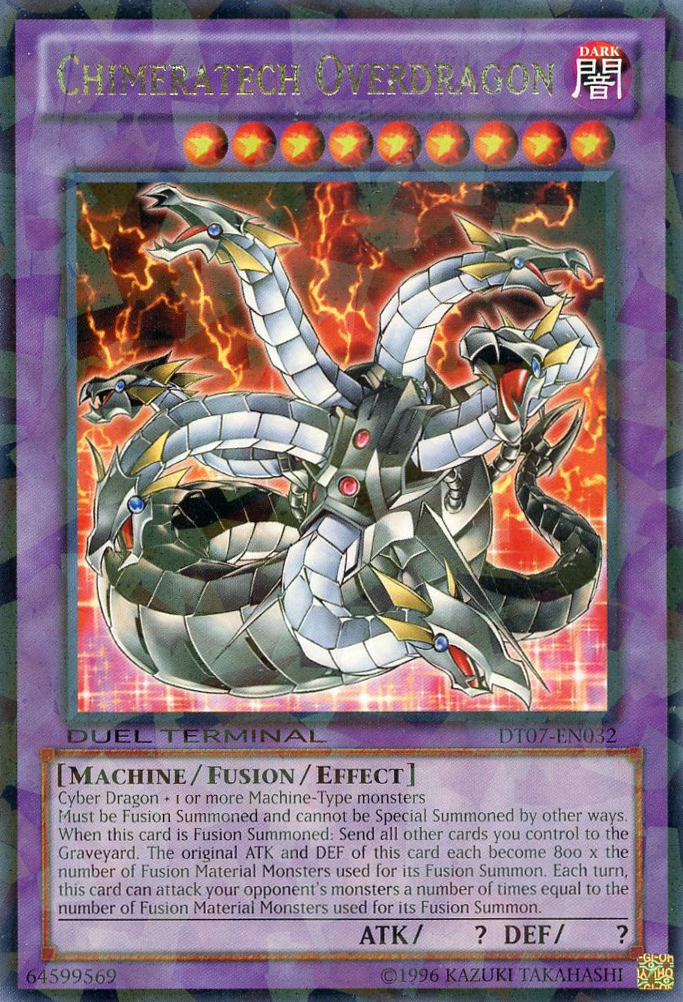 Chimeratech Overdragon [DT07-EN032] Rare | Jomio and Rueliete's Cards and Comics