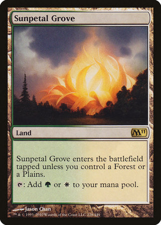 Sunpetal Grove [Magic 2011] | Jomio and Rueliete's Cards and Comics