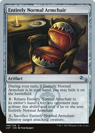 Entirely Normal Armchair [Unstable] | Jomio and Rueliete's Cards and Comics