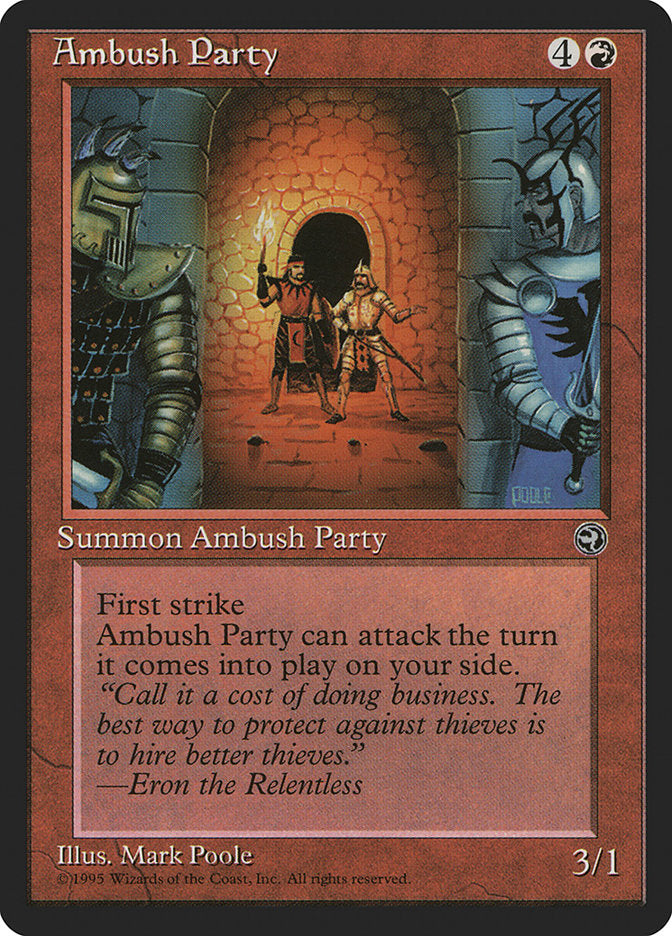 Ambush Party (Eron Flavor Text) [Homelands] | Jomio and Rueliete's Cards and Comics