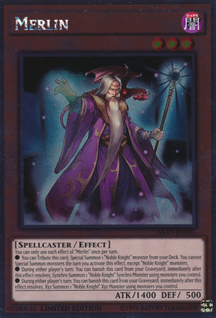 Merlin [NKRT-EN001] Platinum Rare | Jomio and Rueliete's Cards and Comics