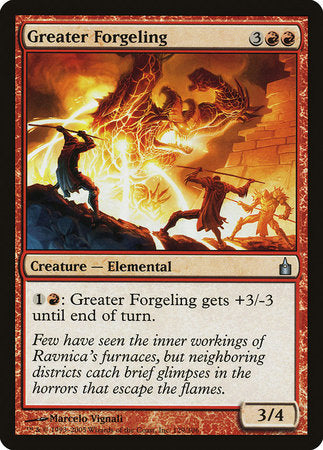 Greater Forgeling [Ravnica: City of Guilds] | Jomio and Rueliete's Cards and Comics