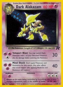 Dark Alakazam (1/82) [Team Rocket Unlimited] | Jomio and Rueliete's Cards and Comics