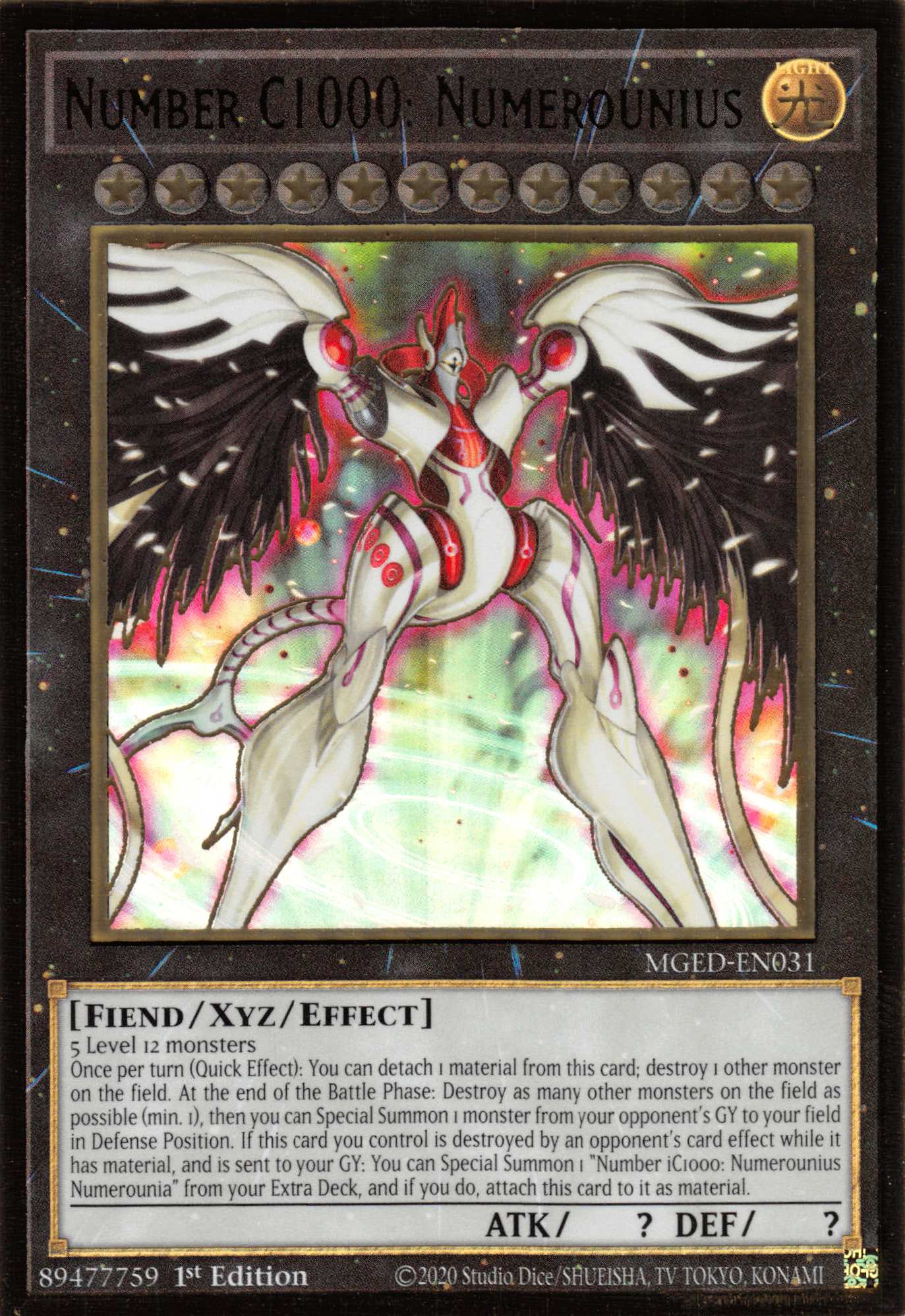 Number C1000: Numerounius [MGED-EN031] Gold Rare | Jomio and Rueliete's Cards and Comics